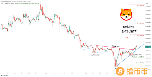Pullbacksignal认为SHIB有巨大的上升潜力
